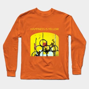 Happiness is Yellow Long Sleeve T-Shirt